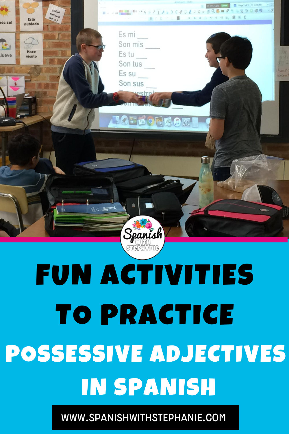 Spanish Possessive Adjective Activities - Spanish With Stephanie