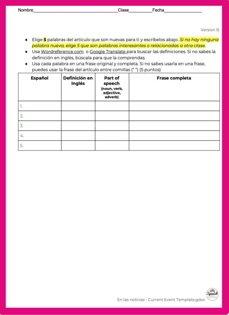 How to differentiate reading in Spanish with NewsELA - Spanish with ...